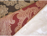 Classic Paisley, шелковистая портьерная ткань с люрексом. Арт. 585158