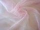 Нежно-розовая тюлевая ткань-сетка с геометрическим узором оптом